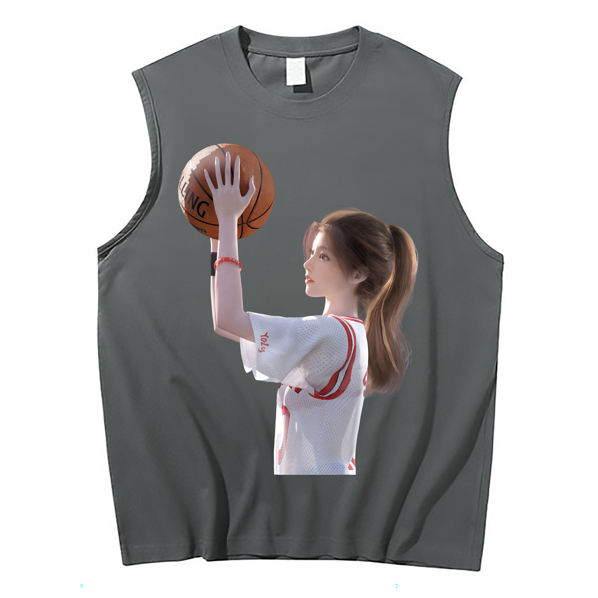 （画像用） SLAM DUNK／スラムダンク コットン100％タンクトップ（フロントプリント）